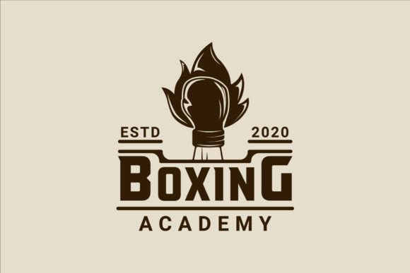 Boxing Logo Vector Vintage Illustration: The Ultimate Retro Branding Asset