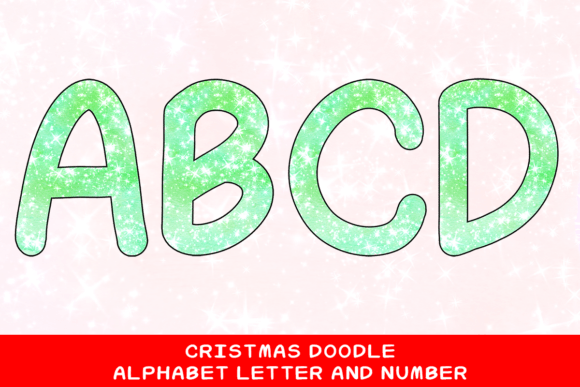 Christmas Doodle Alphabet Letter 123: The Ultimate Creative Asset for Festive Projects