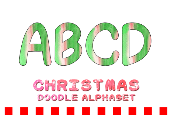 Christmas Doodle Alphabet Letter 137: The Ultimate Creative Asset for Festive Projects