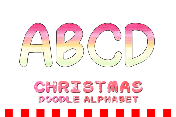 Christmas Doodle Alphabet Letter 140: The Passionate Creative Asset for Your Next Project