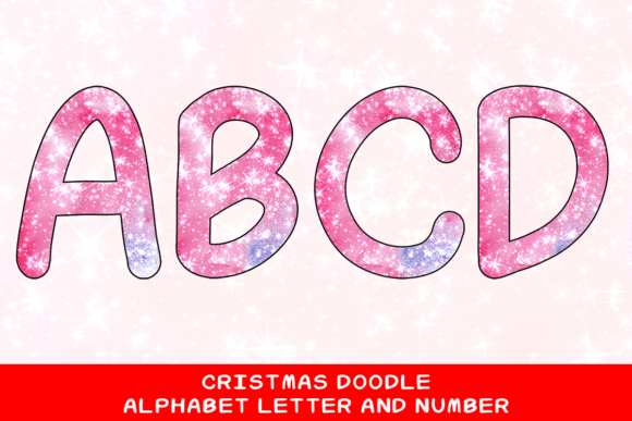 Christmas Doodle Alphabet Letter 23: A Creative Asset for Holiday Design