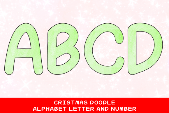 Christmas Doodle Alphabet Letter 44: The Secret Weapon for Your Holiday Projects