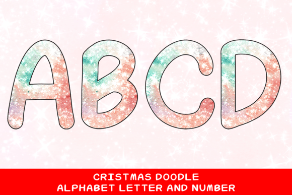 Christmas Doodle Alphabet Letter 60: A Creative Resource for Holiday Projects