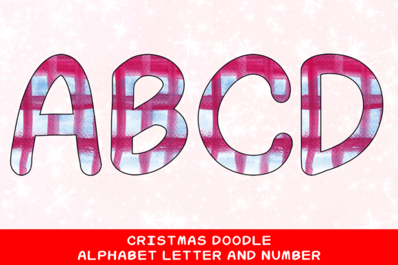 Christmas Doodle Alphabet Letter 70: The Creative Spark for Your Next Holiday Project