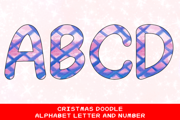 Christmas Doodle Alphabet Letter 98: A Passionate Digital Asset for Creative Projects