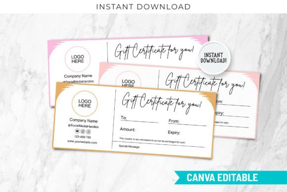 Elevating Brand Identity with the Minimal Gift Certificate Template PDF