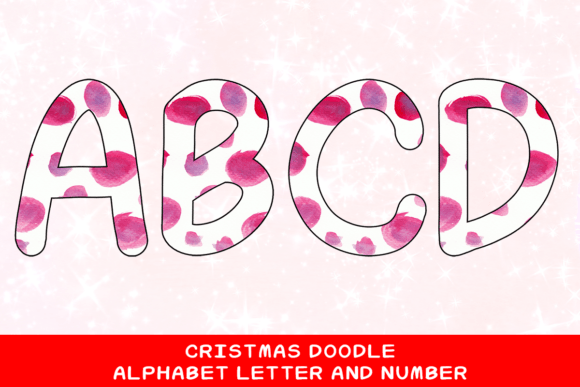Elevating Holiday Branding with Christmas Doodle Alphabet Letter 67: A Strategic Asset for Creators and Entrepreneurs