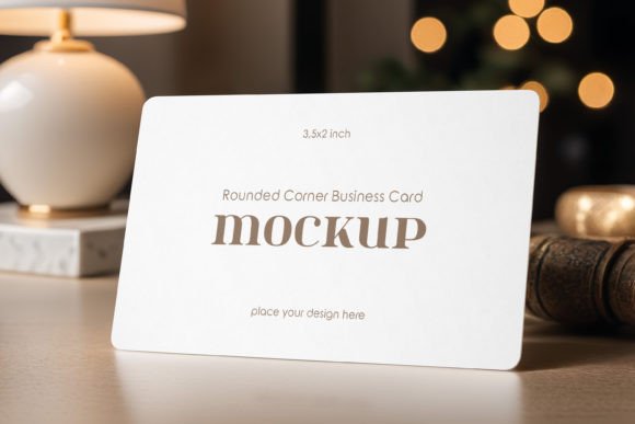 Rounded Corner Business Card Mockup: A Strategic Tool for Modern Branding